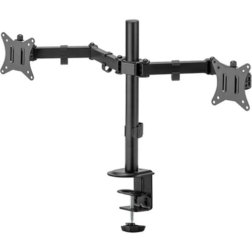 Barkan 13-27 in. Full Motion Dual Flat/Curved Monitor Desk Mount