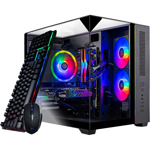 Skytech Crystal AMD Ryzen 5-8400F GeForce RTX 5050 16GB RAM 1TB SSD Gaming Tower