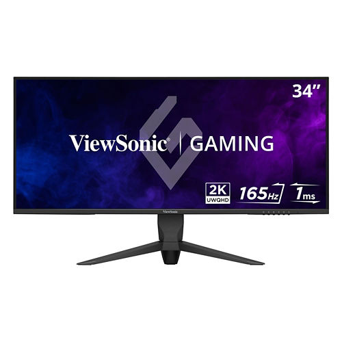 ViewSonic VX3418-2K 34 21:9 1440p 1ms 165Hz Gaming Monitor with FreeSync Premium, Eye Care, HDMI, DisplayPort and USB
