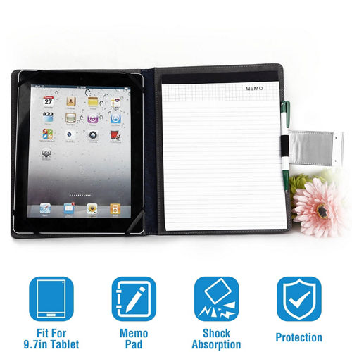 Fresh Fab Finds Tablet PC Protector Organizer Case for 9.7in Tablets w/ Notepad Paper