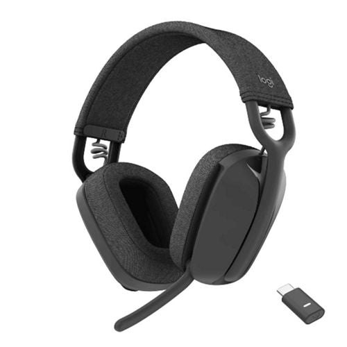 Logitech Core Zone Vibe 100 Wireless Over Ear Headset in Graphite - 981-001256
