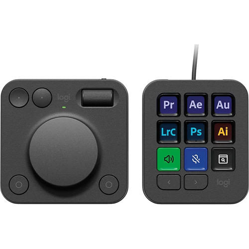 Logitech Core 9 Customizable LCD Key MX Creative Console in Graphite - 920-012660