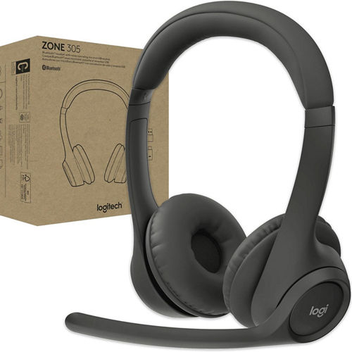 Logitech Core Zone 305-Blk Wireless Headset