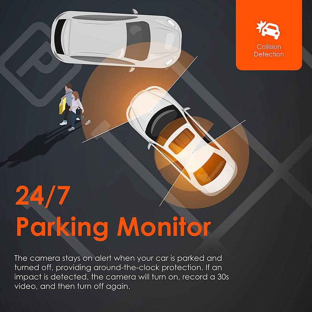 Rexing - R4 4 Channel Dash Cam with All Around 1080p Resolution, Wi-Fi, and GPS - Black (Refurbished)