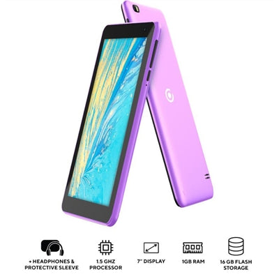 7" Quad Core Tablet Purple
