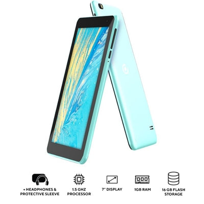 7" Quad Core Tablet Teal