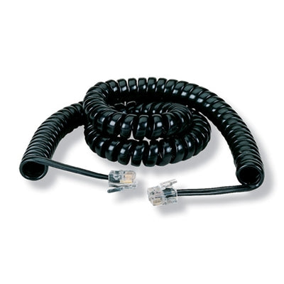 6' Black Telephone Cord