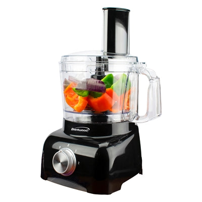 8 Cup Food Processor Black