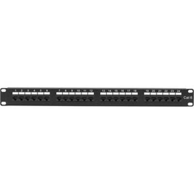 24PT 1U UTP CAT6 Patch PNL