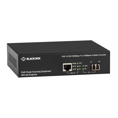 Gb PoE MED CONV MM .3km LC