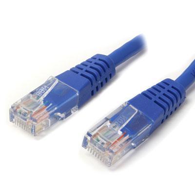 Make Fast Ethernet network connections using this high quality Cat5e Cable with PoweroverEthernet capability 3ft Cat5e Patch Cable 3 ft Cat 5e Patch Cable 3 Cat5e Patch Cord 3ft Molded Patch Cable 3 Cat 5 RJ45 Patch Cable Blue