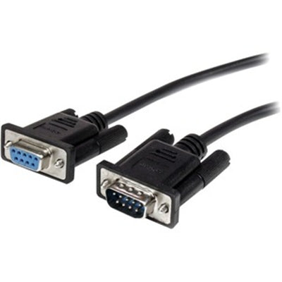 M-F - Serial extension cable - DB-9 (M) to DB-9 (F) - 10 ft - black