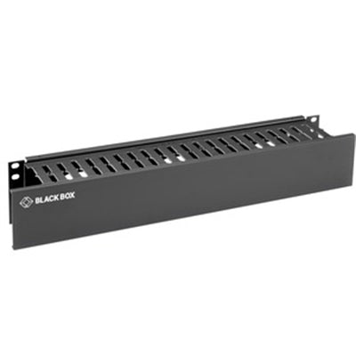 Horiz CAB MGR 2U 1Sided BK
