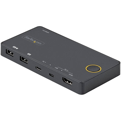 2 Port Hybrid USB C KVM Switch