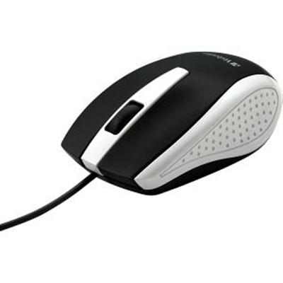 Corded Notebook Optical Mouse White