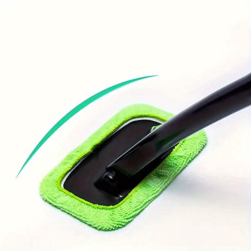 2-Pack: Long Handle Car Window Windshield Cleaner Brush Kit