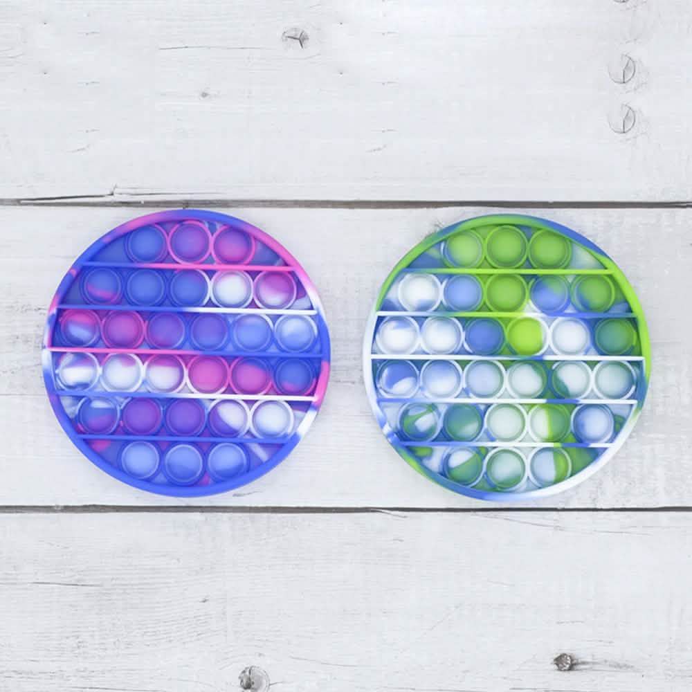 2-Pack: Push Pop Fidget Anti-Stress Pads