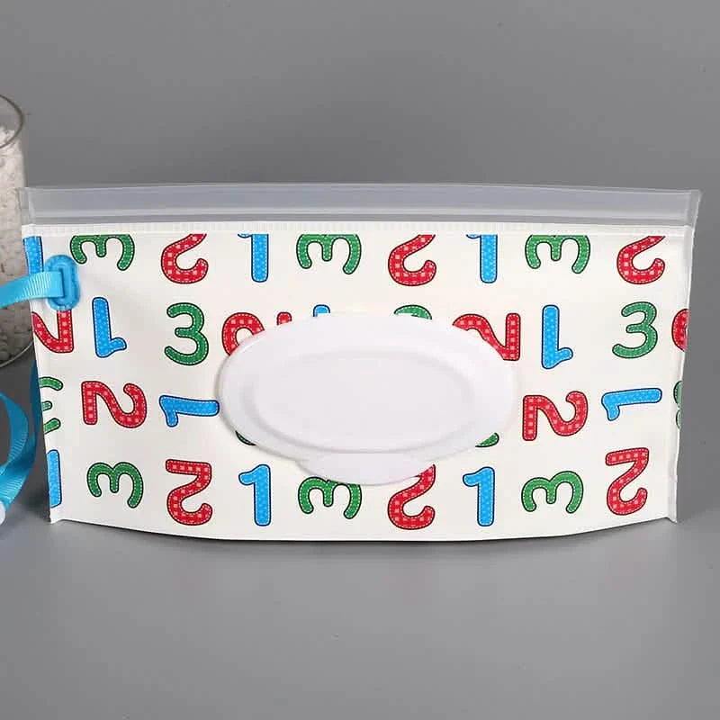 2-Pack: Reusable Wet Wipe Pouch