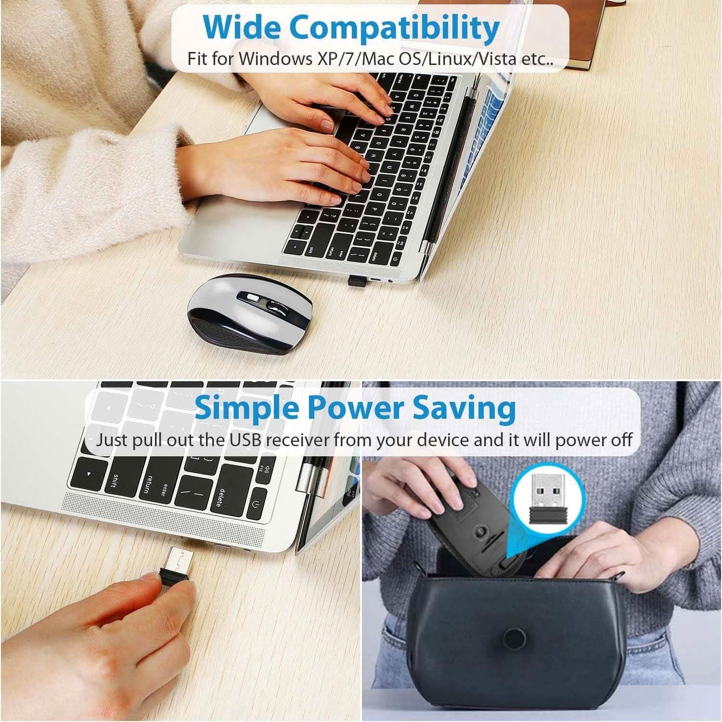 2.4 G Wireless Gaming Mouse Optical