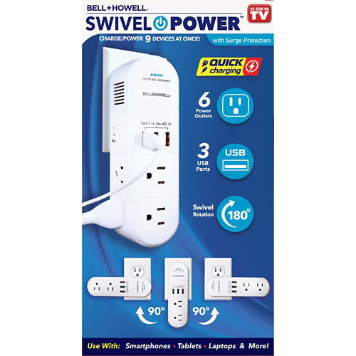 Bell & Howell SwivelPower Surge Tap