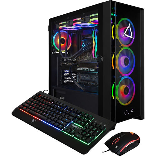 CLX Set Intel Core i9 14900KF 3.2GHz 24-Core GeForce RTX 5070 32GB RAM 2TB NVMe M.2 SSD Gaming Desktop