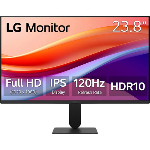 LG 24 in. IPS FHD 120Hz HDR10 Monitor 24U411A-B