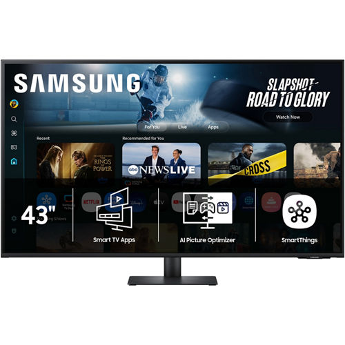 Samsung Vision AI 43 in. M7 (M70F) 4K UHD (3840x2160) 60Hz 4ms Smart Monitor with Speakers LS43FM702UNXZA