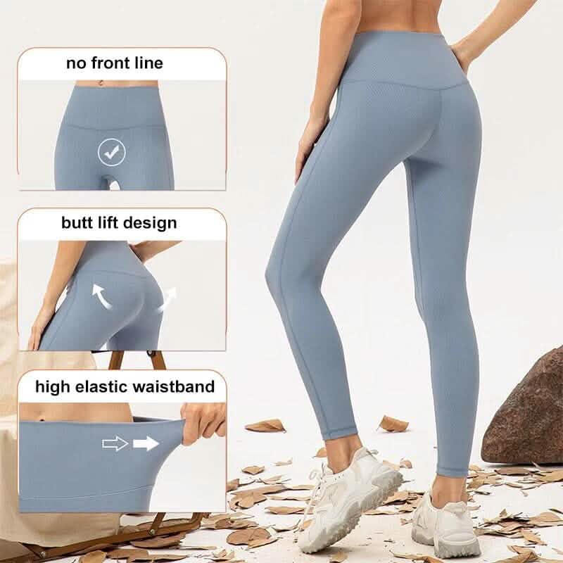 6-Pack: Hot Women’s Fleece Lined Leggings High Waist Soft Stretchy Warm Leggings