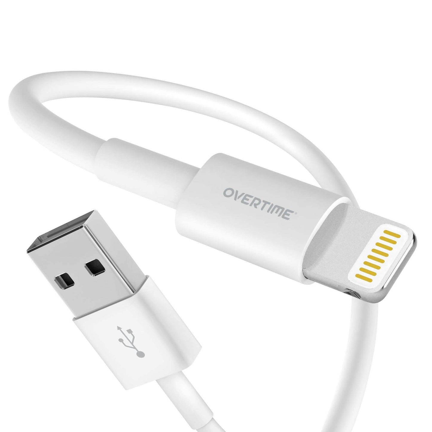 6Ft Overtime Apple MFI Certified Lightning To USB Cable, Phone Charger and Sync Cable