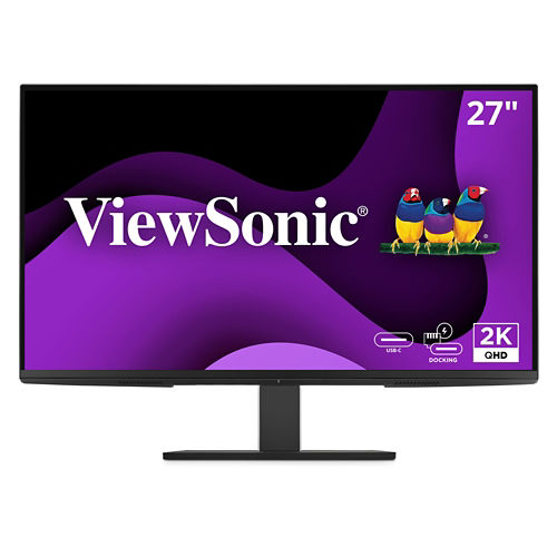 ViewSonic VG2758-2K 27 Inch 1440p IPS Docking Monitor with 100W USB C, 5-port USB Hub, HDMI, DisplayPort, and Daisy Chain