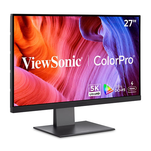 ViewSonic VP2788-5K 27 5K Mac-Ready Monitor w/ 100% sRGB, 99% DCI-P3, Pantone Validated, Ergonomics, Thunderbolt 4