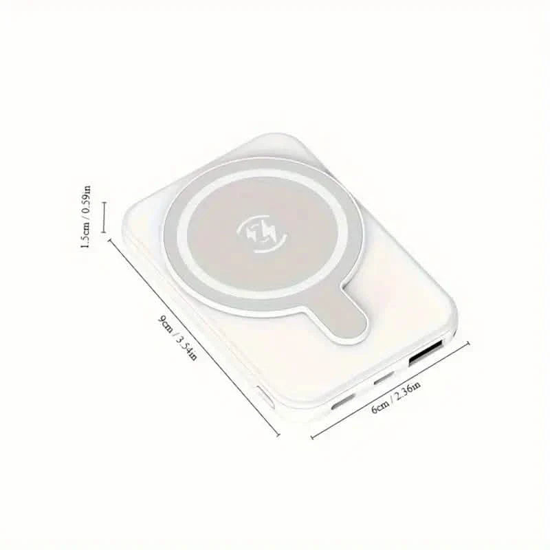 Ultra-Thin 10000mAh Magnetic Power Bank with 20W Fast Charging