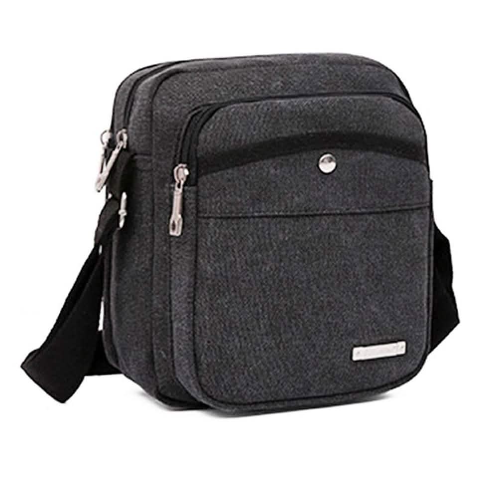 Canvas Button-Top Totes Bag