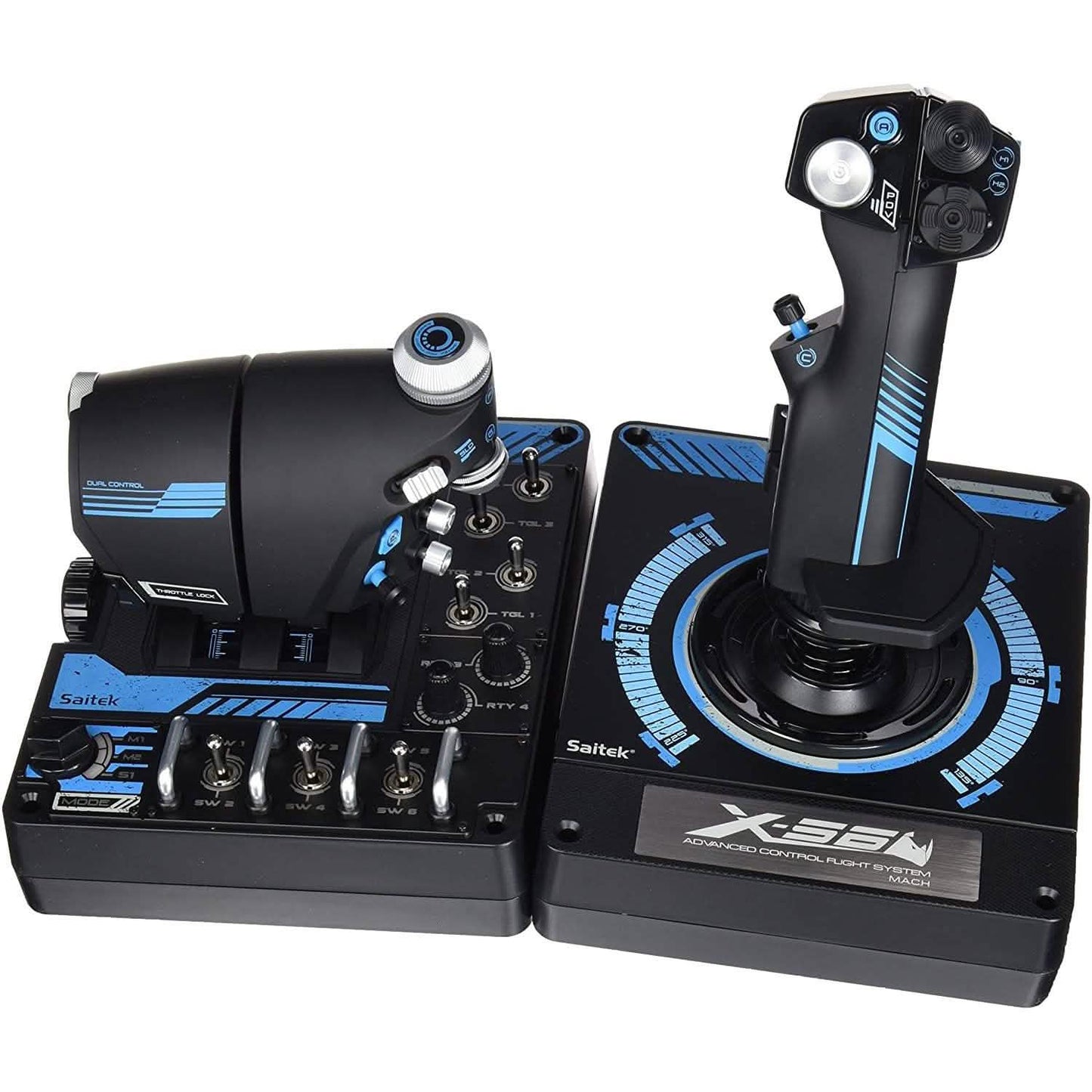 Logitech Gaming G Saitek Pro Flight X56 Rhino HOTAS