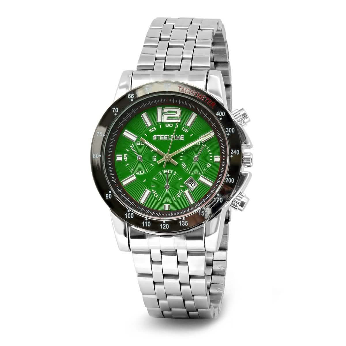 SteelTime Men's Stainless Steel Watches