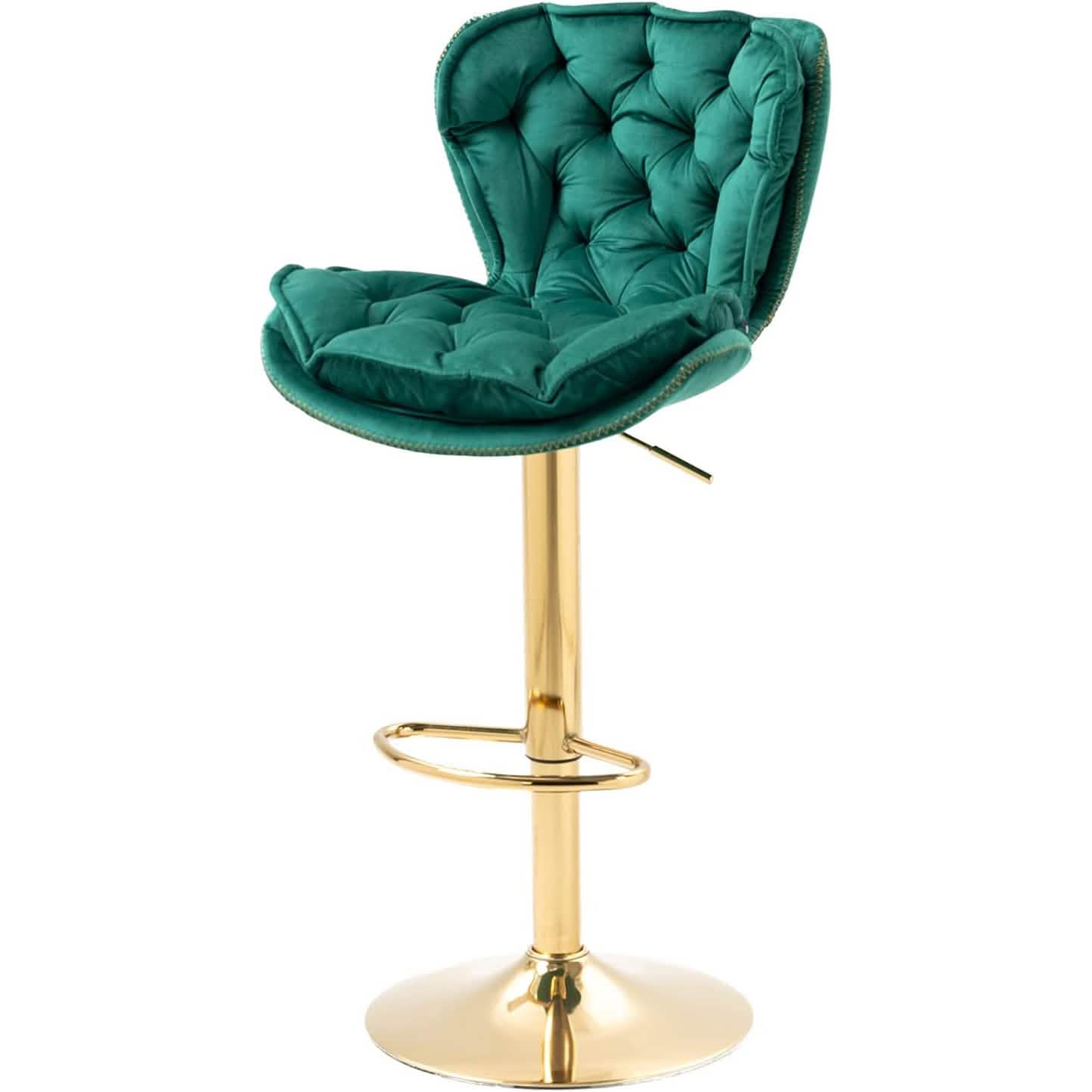 Vintage Swivel Velvet Bar Stools