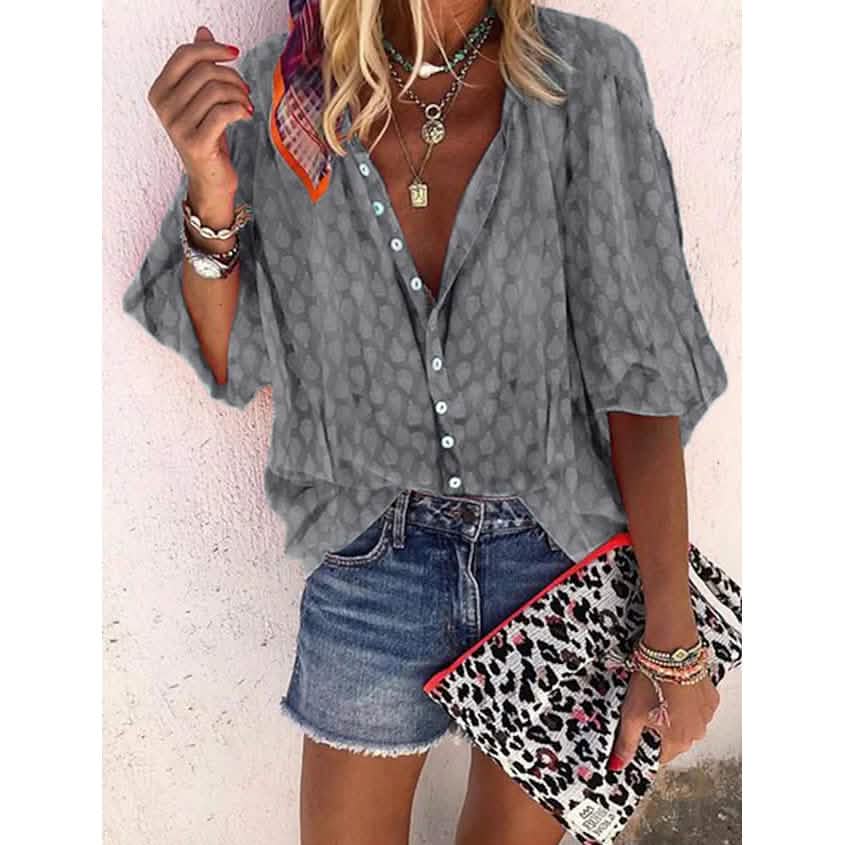 Women's Elegant Vintage Shirt Top