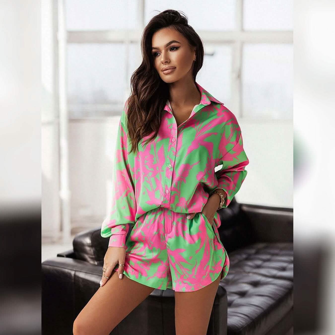 Women's Streetwear Shorts Sets