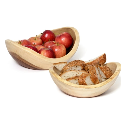 Acacia Boat Shape Bowls 2