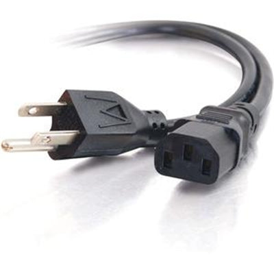 4ft 16 AWG Universal Power Cord (NEMA 5-15P to IEC320C13) Replacement power cord for PC, monitor, printer, scanner, etc.