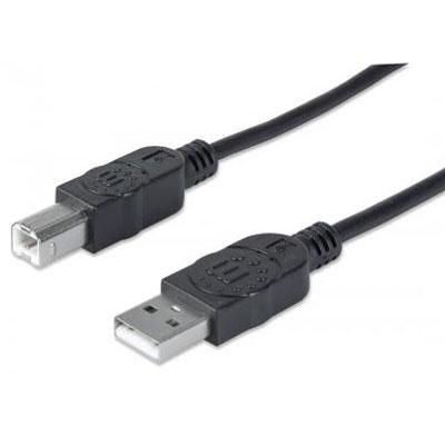 Male - B Male, 1.8 m (6 ft.) USB Device Cable - Black