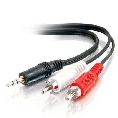 6ft 3.5mm Stereo Male to RCA Male Y-Cable