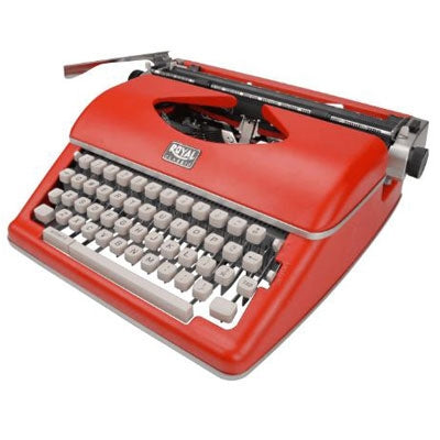 Royal Classic Typewriter Red