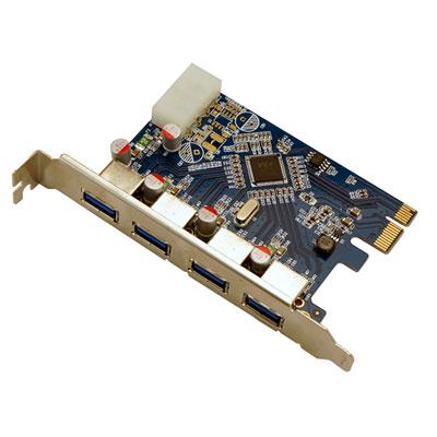 4 Port USB 3.0 PCIe Int Card