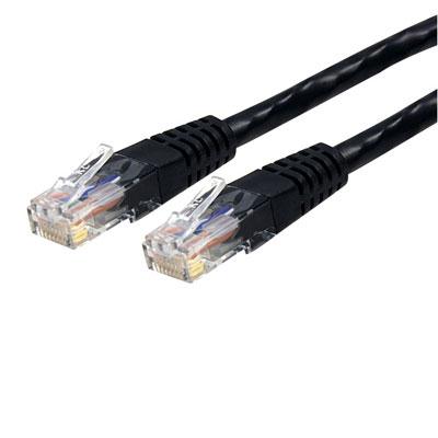 This Cat6 (molded) patch cable is ETL verified to meetexceed all Category 6 performance standards. Features molded strain relief to help prevent connector damage 23 Gauge wire construction and 50 micron gold connectors.