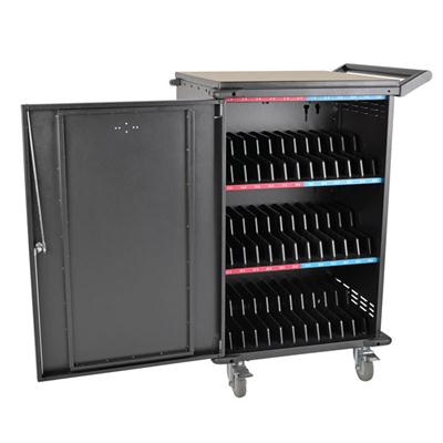 36-Port AC Charging Cart Storage Station Chromebook Laptop Tablet