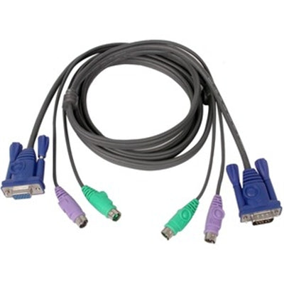 10' PS-2 KVM Combo Micro Cbl.