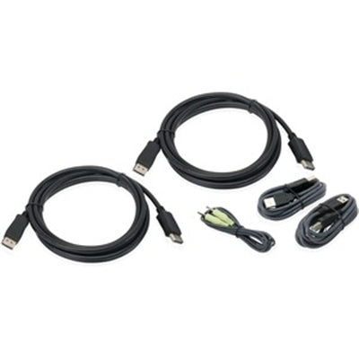 10ft USB Dual DisplayPort KVM
