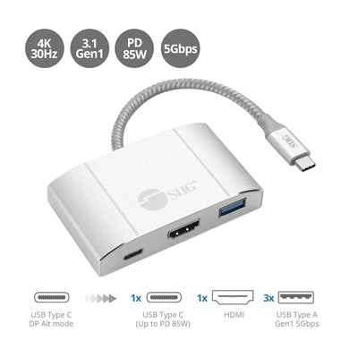 USB 3.1 Type C Hub w HDMI 4K