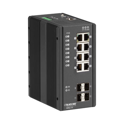 12PT Gb MGD PoE+ RJ45 SFP